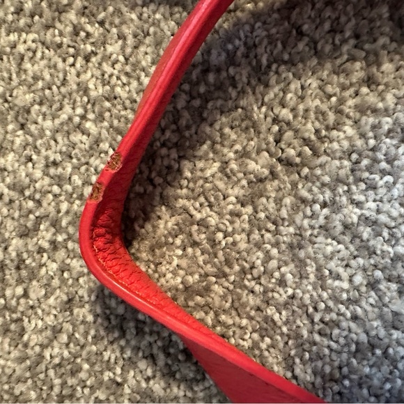 Danier Leather watermelon pink purse - Picture 6 of 7